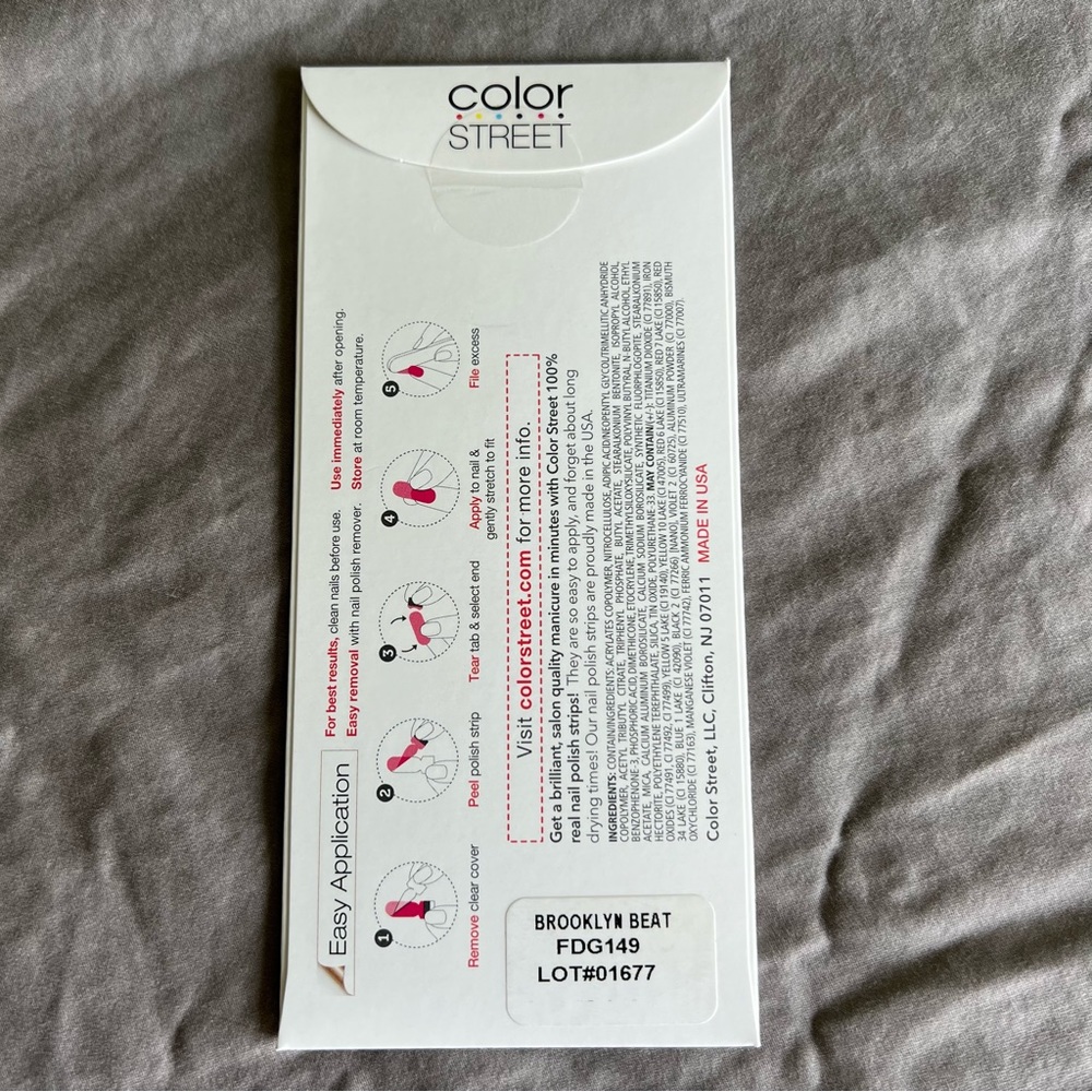 *Rare, HTF* Color Street: Brooklyn Beat | Black Gold Lines Glitter Abstract - Picture 4 of 9